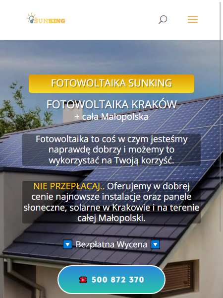 fotowoltaika Kraków SunKing