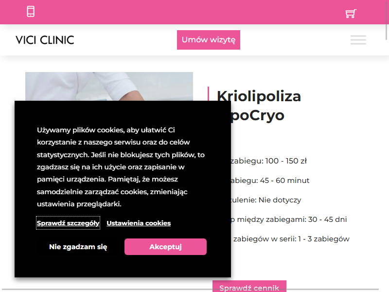 kriolipoliza Nowy Sącz