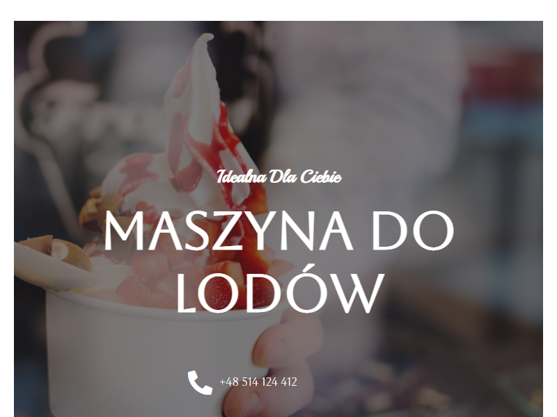 Profesjonalna maszyna do lodów dla gastronomii