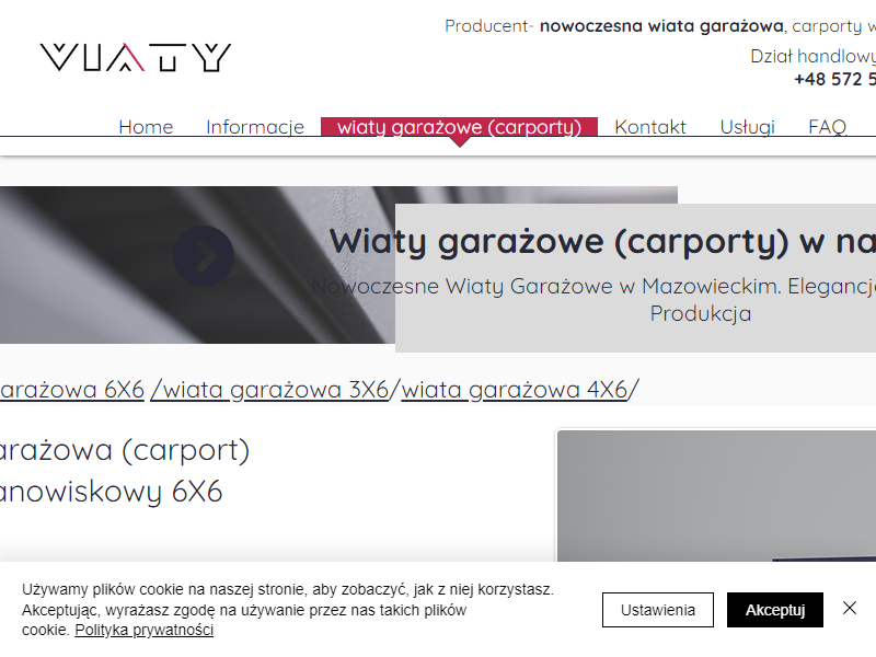 Wiata garażowa